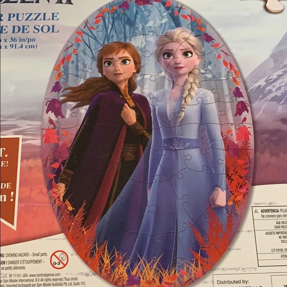 Disney Frozen 3 Foot Floor Puzzle Ages 4+ 46 Large Piece NEW